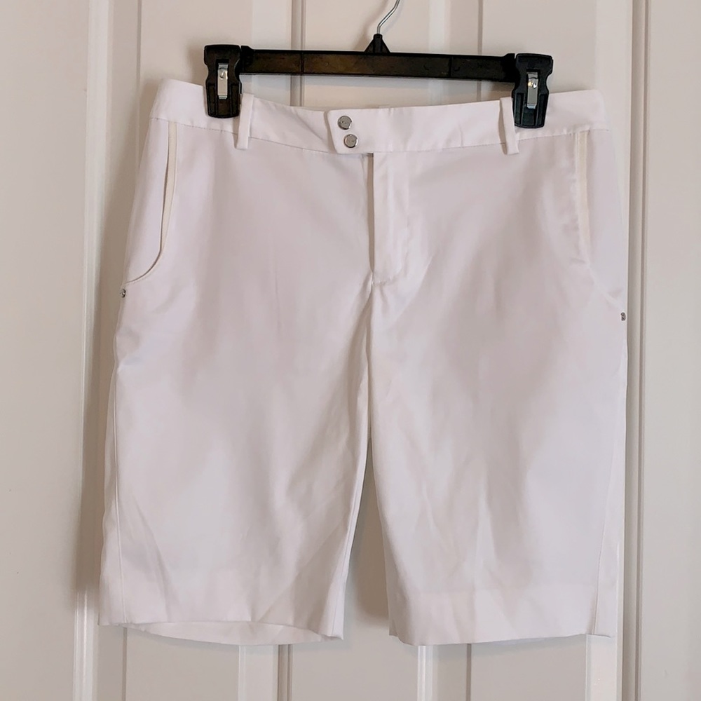 🤍RLX Ralph Lauren white golf shorts | size 4